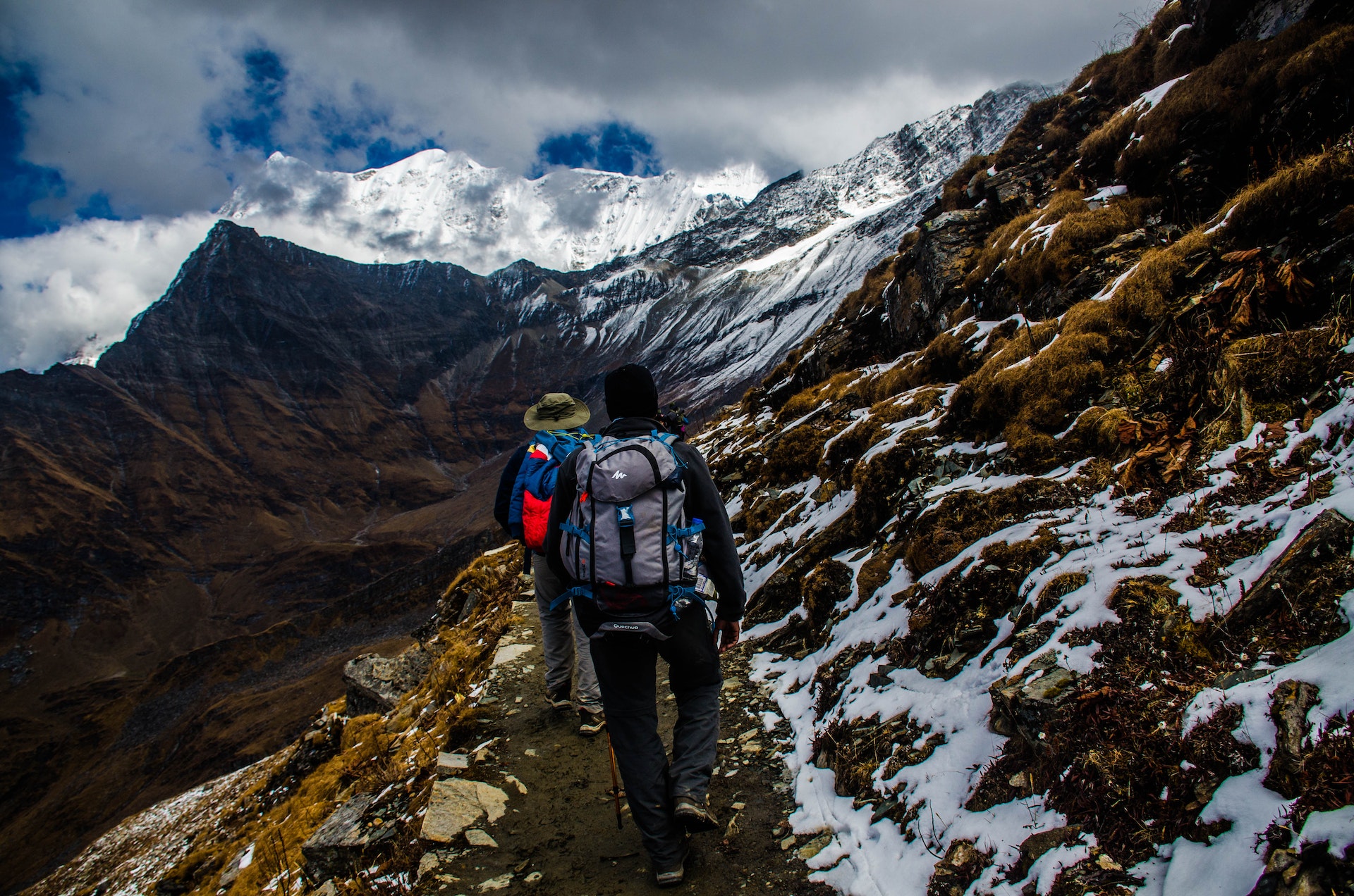 Group of hiking people